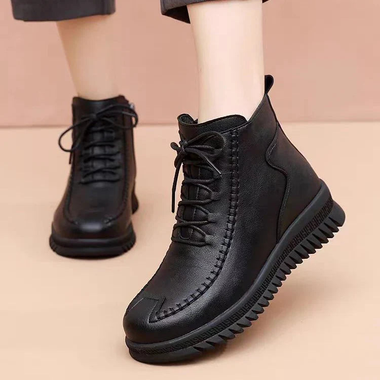 Warme Vintage-Stiefel für Damen