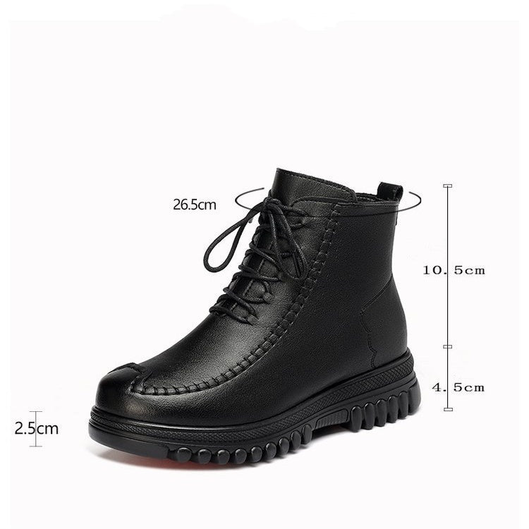 Warme Vintage-Stiefel für Damen