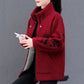 [Ideales Geschenk] Solid Toilet Plüschjacke für Frauen