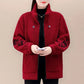 [Ideales Geschenk] Solid Toilet Plüschjacke für Frauen