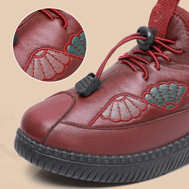 Winter-Schlupfschuhe für Frauen mittleren Alters