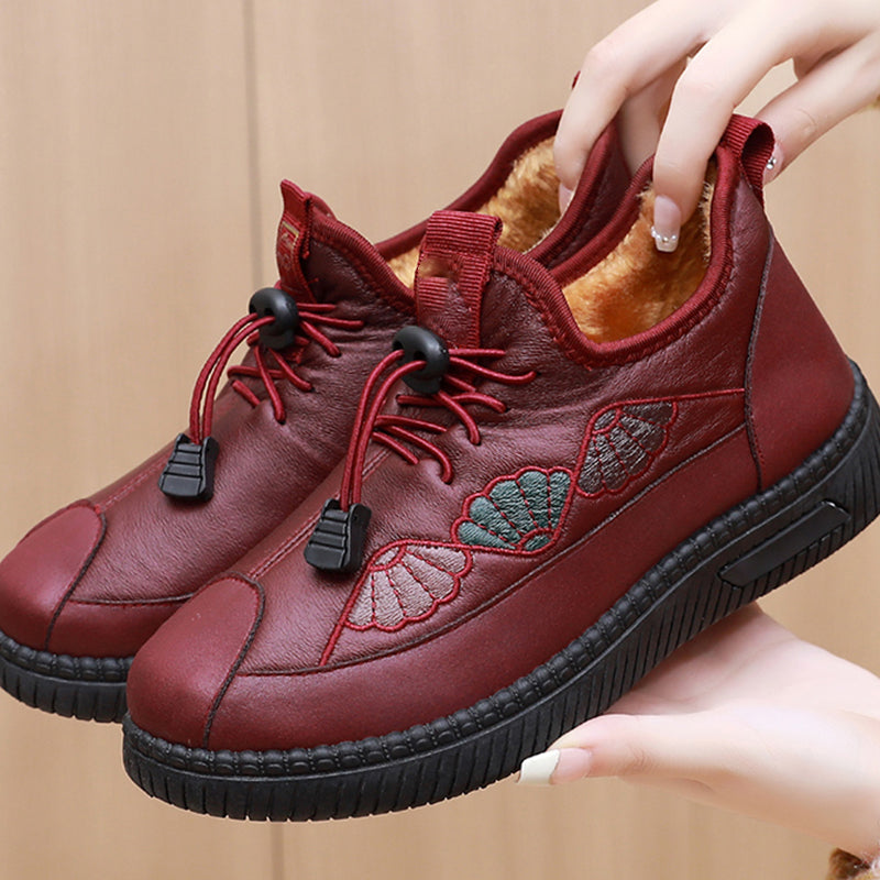 Winter-Schlupfschuhe für Frauen mittleren Alters