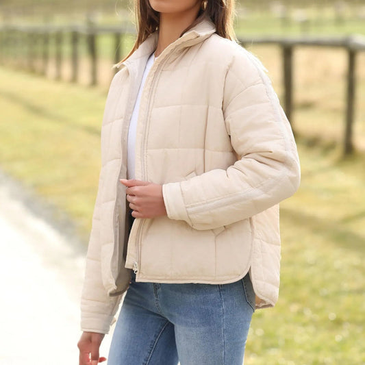 Leichte Oversize Steppjacke für Damen