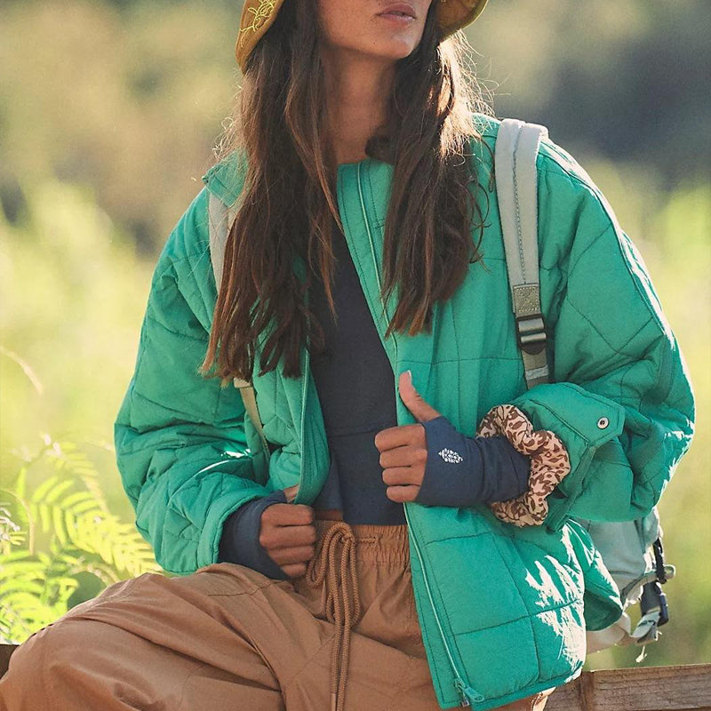 Leichte Oversize Steppjacke für Damen