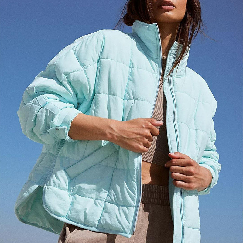 Leichte Oversize Steppjacke für Damen