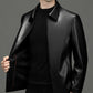 Klassische PU-Lederjacke für Herren mit Frontreißverschluss 🔥Business Casual Easy Match