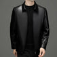 Klassische PU-Lederjacke für Herren mit Frontreißverschluss 🔥Business Casual Easy Match