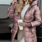 🎁Warmer, mittellanger Wintermantel für Damen aus Baumwolle mit Kapuze