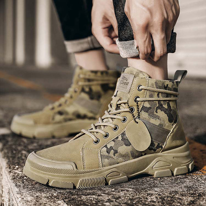 🔥50% Rabatt!🔥Lässige Outdoor-Militärstiefel in Tarnfarben für Herren