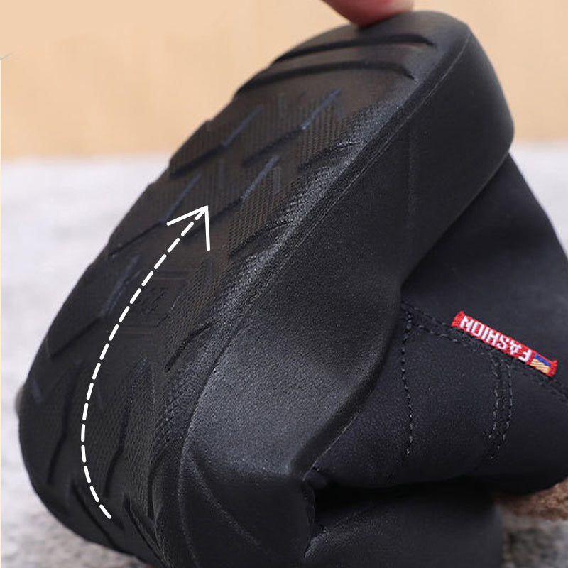 Schlupf-Schneestiefel mit Kunstplüschfutter für Damen
