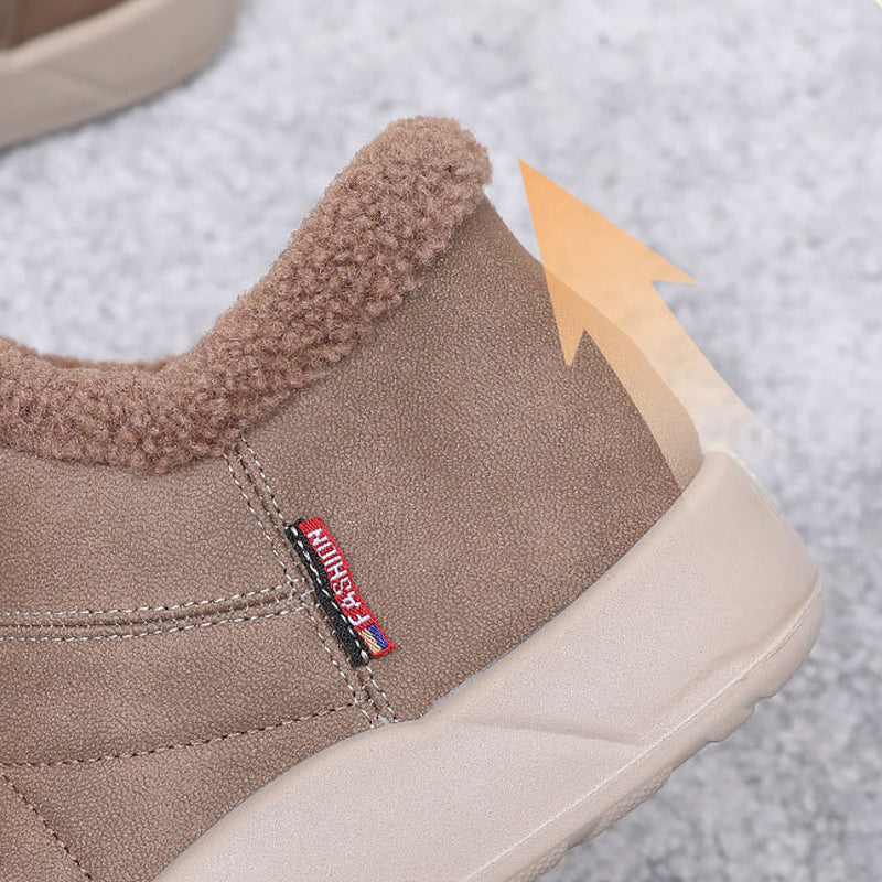 Schlupf-Schneestiefel mit Kunstplüschfutter für Damen