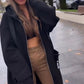 📢📢50%Rabatt!!!🎉💃Oversize-Kapuzen-Sweatshirt-Mantel für Damen