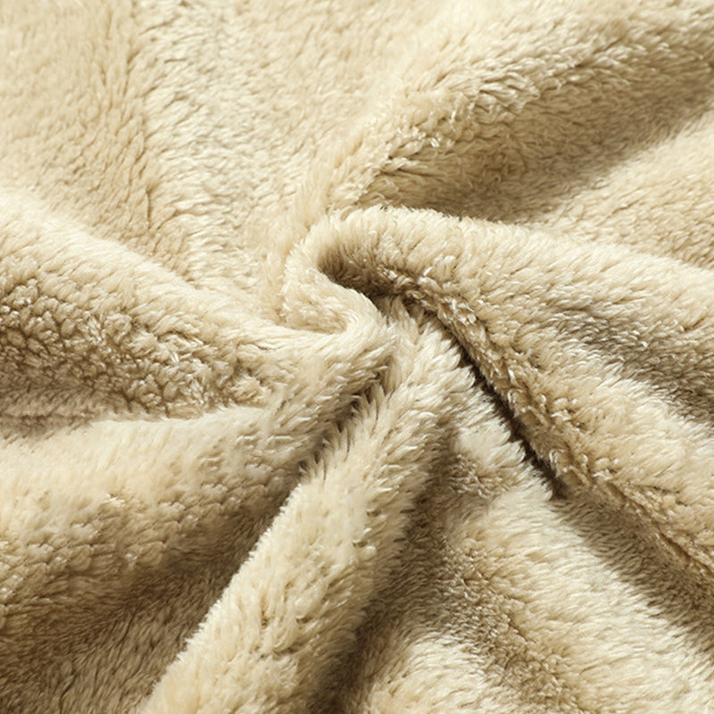 Warme Herrenjacke mit durchgehendem Reißverschluss