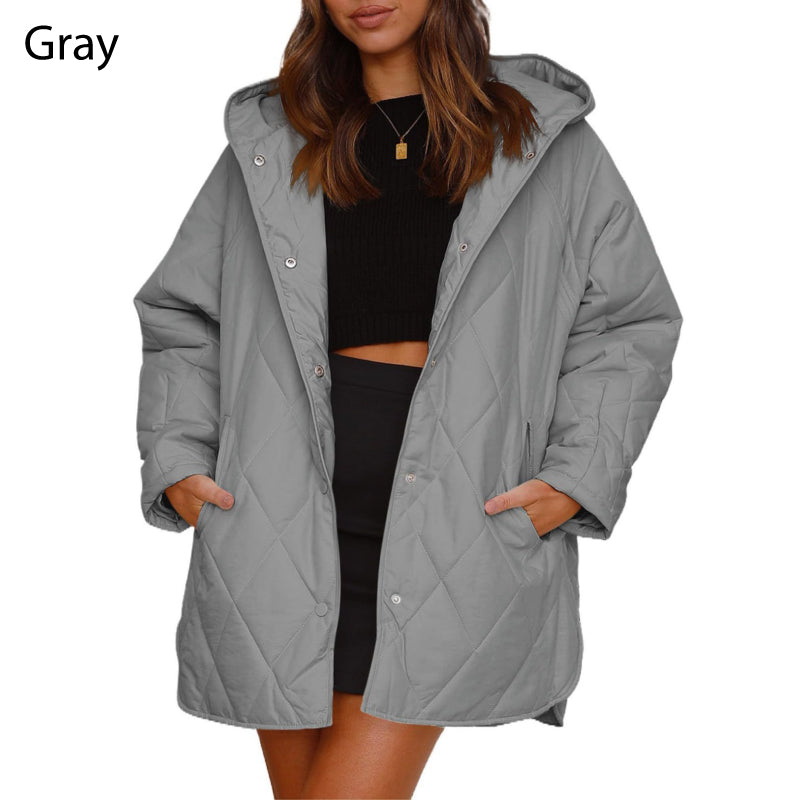 50%Rabatt🔥 Trendige leichte Steppjacke mit Kapuze für Damen im Winter