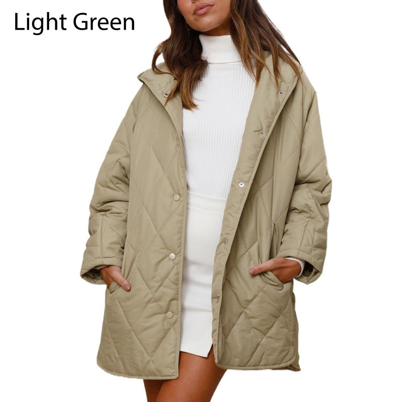 50%Rabatt🔥 Trendige leichte Steppjacke mit Kapuze für Damen im Winter