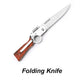 ✨LETZTER TAG VERKAUF 50% RABATT✨🔪Outdoor-Edelstahl-Feder-Klappmesser