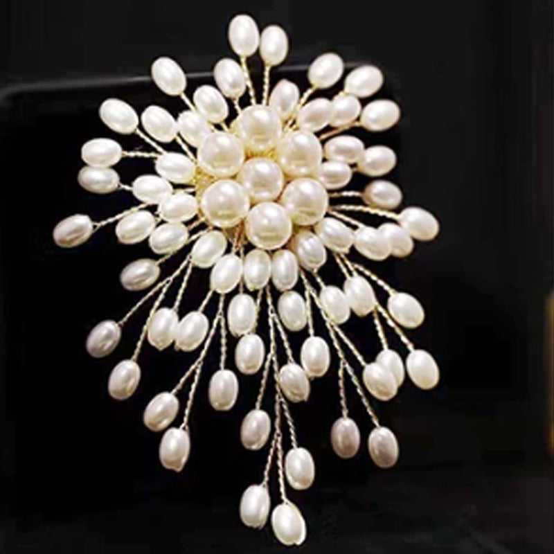 ✨Hochwertige, exquisite, handgefertigte Perlenbrosche für Damen