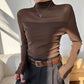 🔥Räumungsverkauf👚Mesh-Top mit Stehkragen für Damen