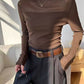 🔥Räumungsverkauf👚Mesh-Top mit Stehkragen für Damen