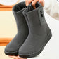 Damen Warme Schneestiefel mit seitlichem Reißverschluss