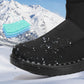 Damen Warme Schneestiefel mit seitlichem Reißverschluss