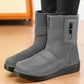 Damen Warme Schneestiefel mit seitlichem Reißverschluss