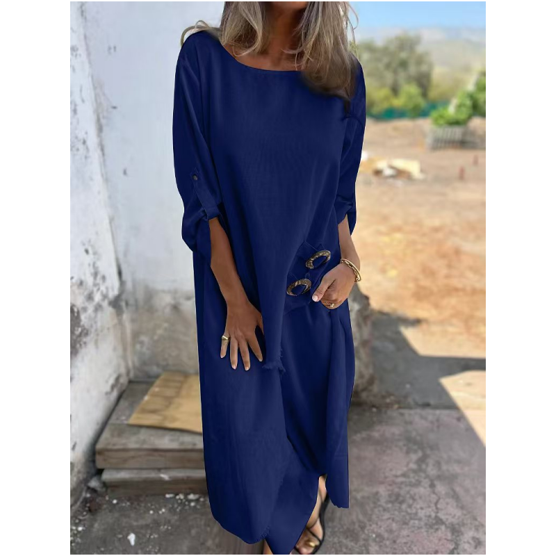 🌸New Arrival Hot Sale 🔥Eleganter Damenanzug aus Baumwollleinen (2-teiliges Set)
