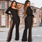 🌸Saisonrabatt 49%🌸 Sexy schulterfreier, figurbetonter Jumpsuit mit Strasssteinen