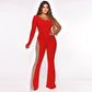 🌸Saisonrabatt 49%🌸 Sexy schulterfreier, figurbetonter Jumpsuit mit Strasssteinen