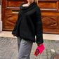 Oversized Off-Shoulder Pullover für Frauen