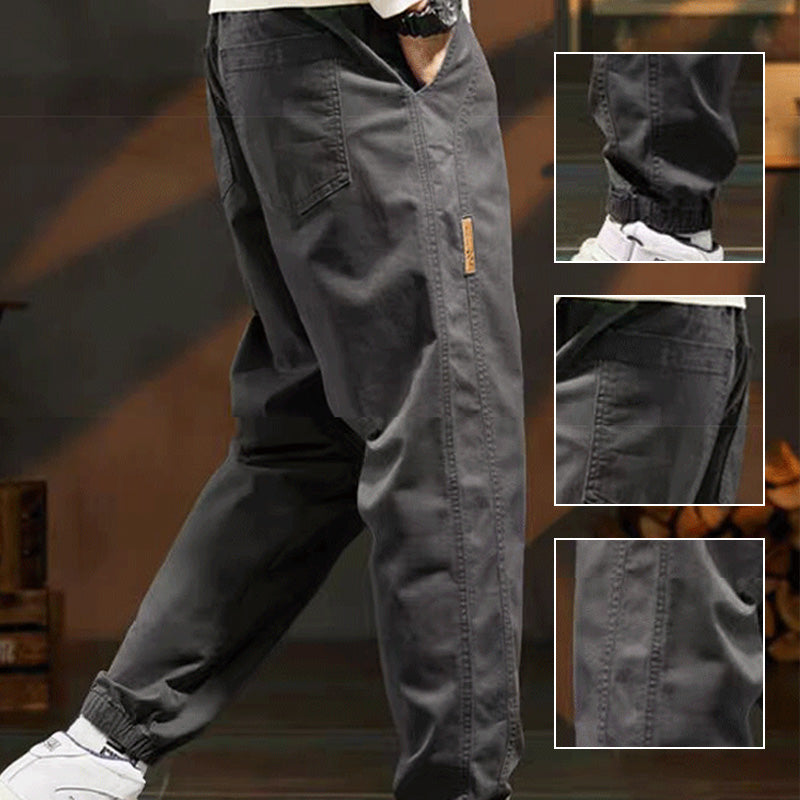 Stilvolle Freizeithose mit Kordelzugbund und Taschen