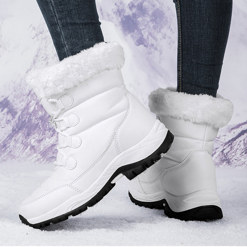 Trendige, rutschfeste und warme Schneestiefel für Frauen