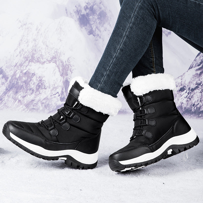 Trendige, rutschfeste und warme Schneestiefel für Frauen