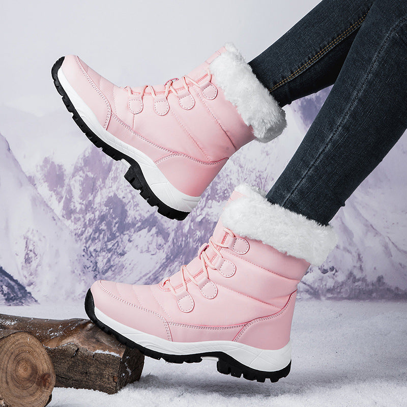 Trendige, rutschfeste und warme Schneestiefel für Frauen