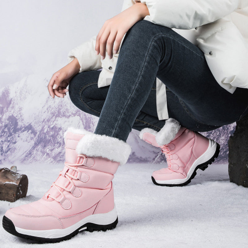 Trendige, rutschfeste und warme Schneestiefel für Frauen