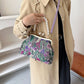 💕2025 Neuerscheinung💕Damenhandtasche im Vintage-Stil mit Blumenstickerei
