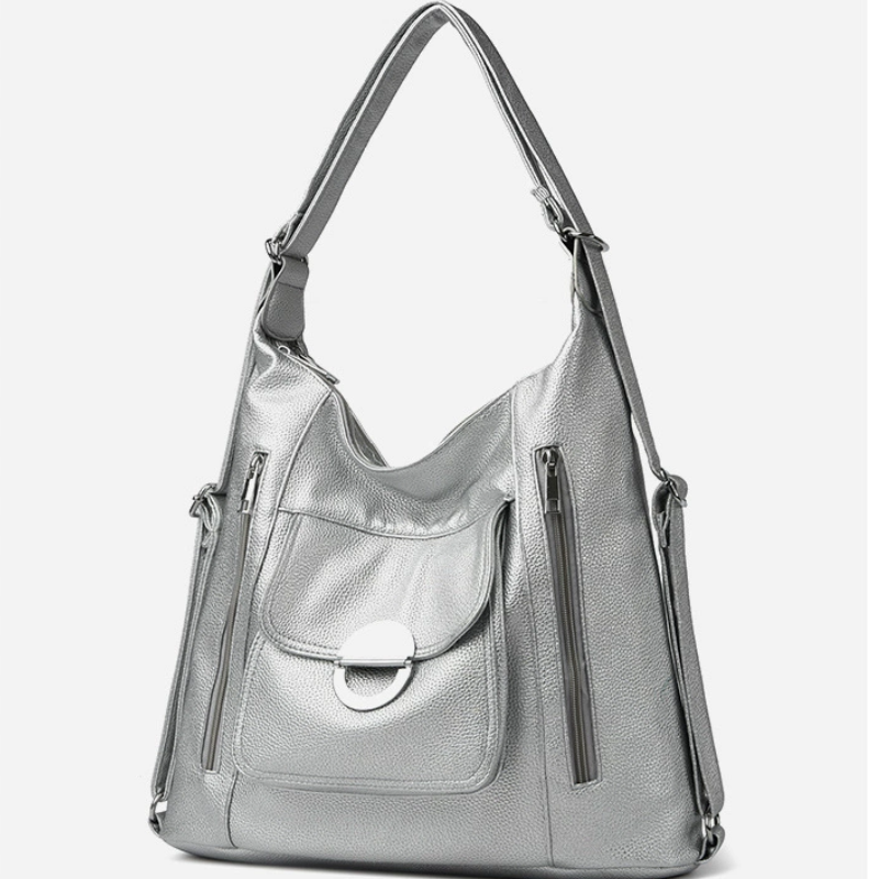 Damen-Convertible stilvolle PU-Ledertasche mit mehreren Fächern