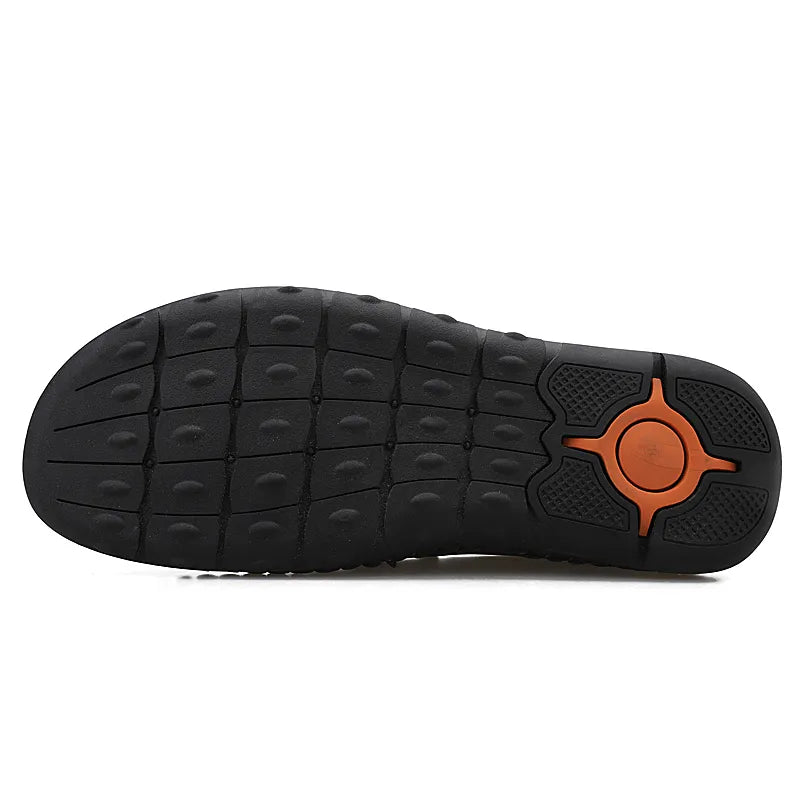 Herren Casual Kunstleder Slip-On Reißverschluss Schuhe