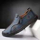 Herren Casual Kunstleder Slip-On Reißverschluss Schuhe