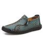 Herren Casual Kunstleder Slip-On Reißverschluss Schuhe