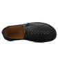 Herren Casual Kunstleder Slip-On Reißverschluss Schuhe