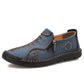 Herren Casual Kunstleder Slip-On Reißverschluss Schuhe