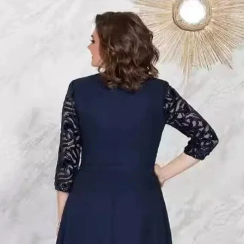 👗✨Elegance Spitzenkleid in Übergröße