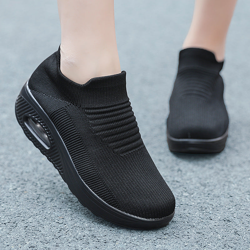 Luftgepolsterte Slip-On-Sneakers für Frauen