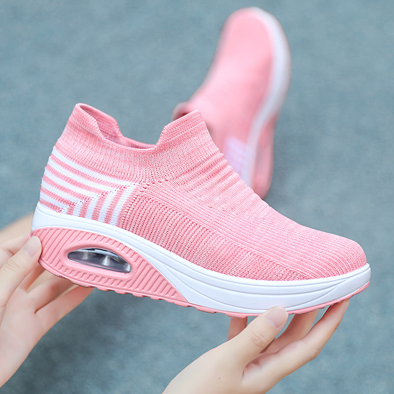Luftgepolsterte Slip-On-Sneakers für Frauen