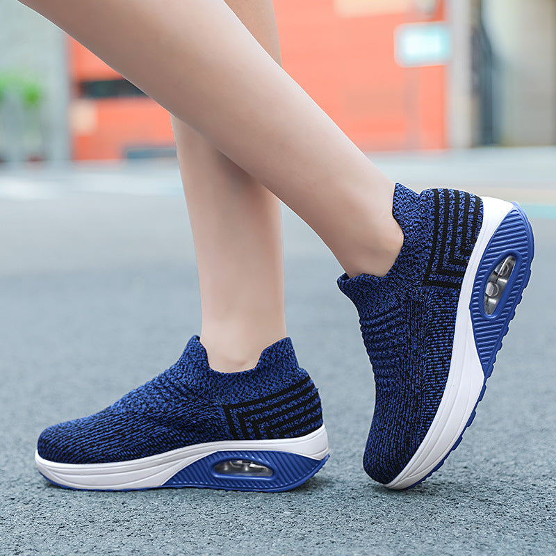 Luftgepolsterte Slip-On-Sneakers für Frauen