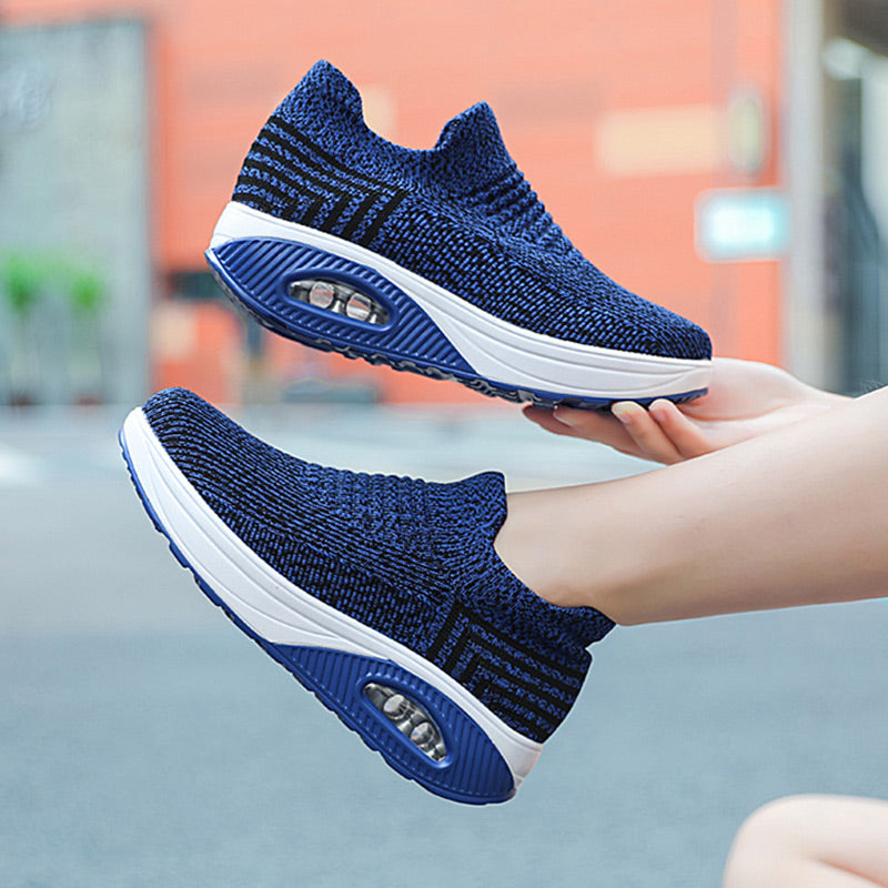 Luftgepolsterte Slip-On-Sneakers für Frauen