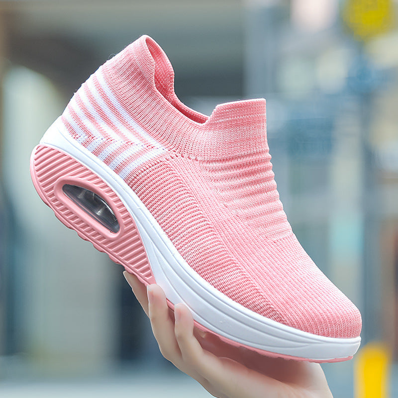 Luftgepolsterte Slip-On-Sneakers für Frauen