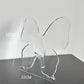 Transparente Schmetterling inspirierte dekorative Vase