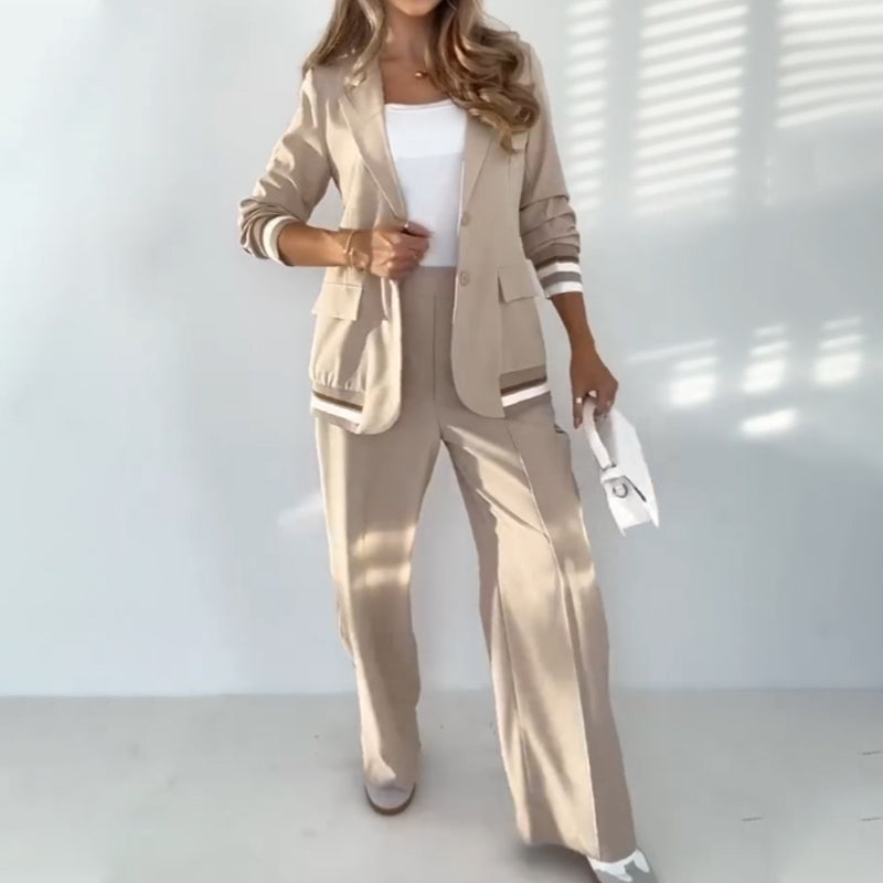 Kostenloser Versand🌸Damen Casual Beige 2-Teiliges Set